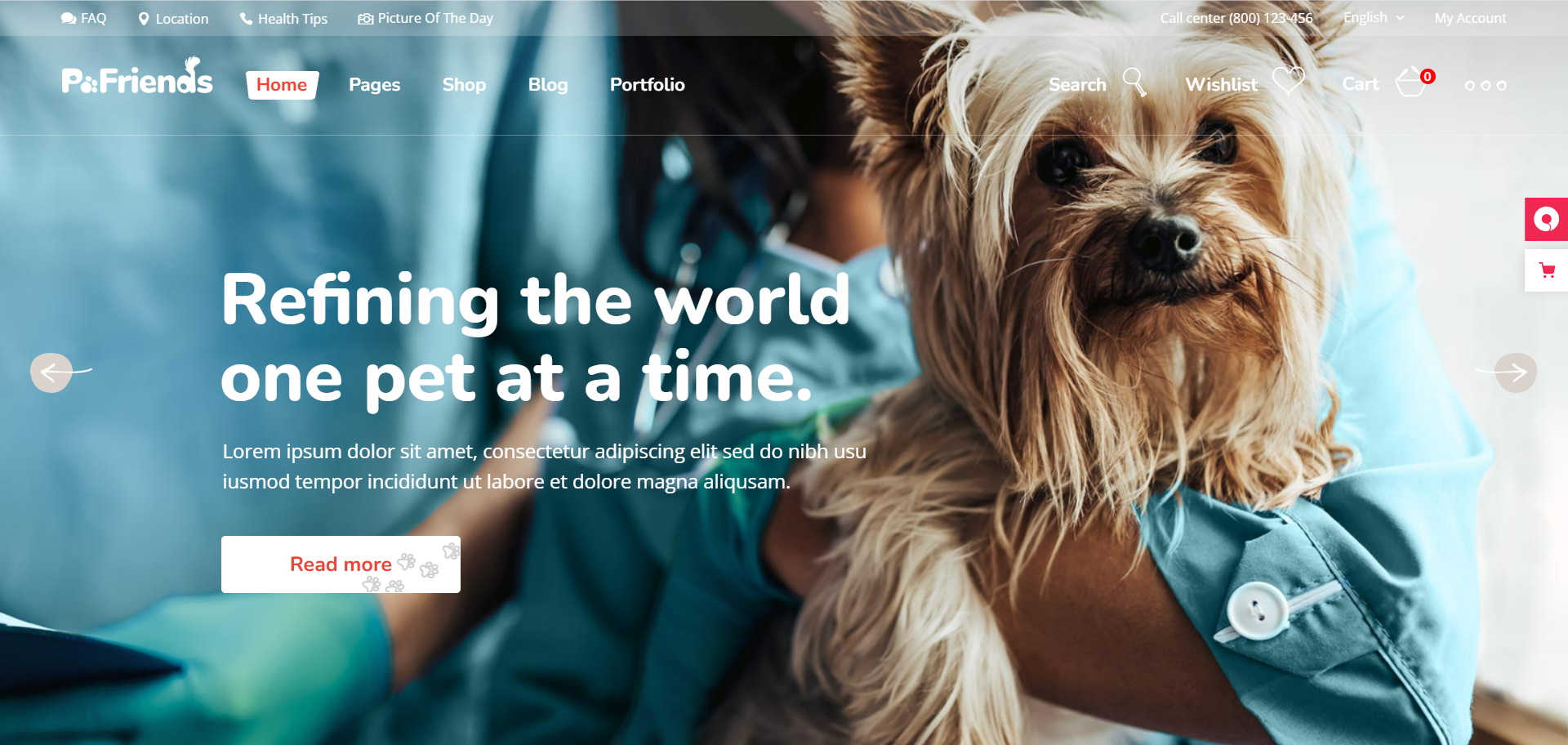 veterinary website design